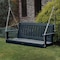 Highwood Usa 5ft Lehigh Porch Swing Outdoor Furniture for Patio, Backyard, Garden AD-PORL1-FBE - alternate 1